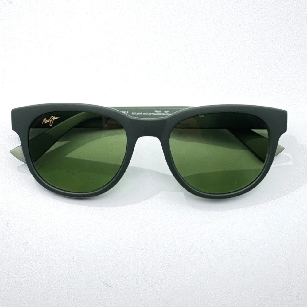 Maui Jim Sunglasses Maoli MP MJ0668S 004 Matte Dark Green Frame Polarized 52mm